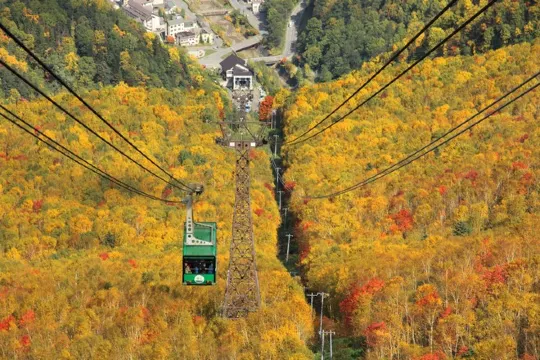 層雲峽黑岳_紅葉