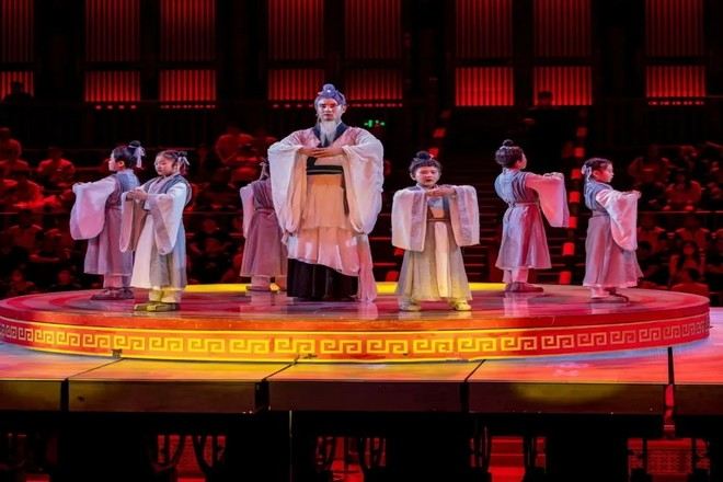 《金聲玉振》大型實景演出禮樂表演