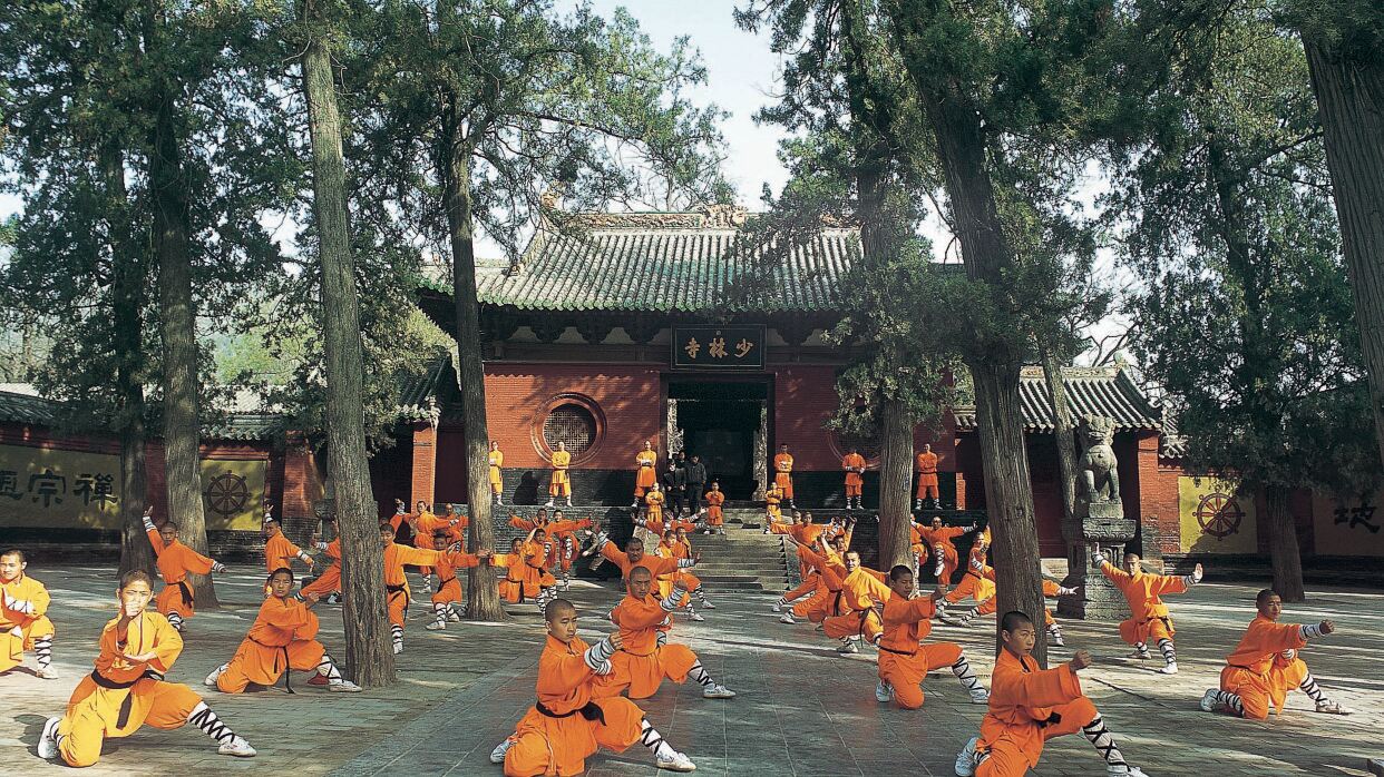 少林寺欣賞功夫表演