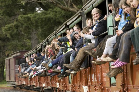 乘古董蒸氣火車