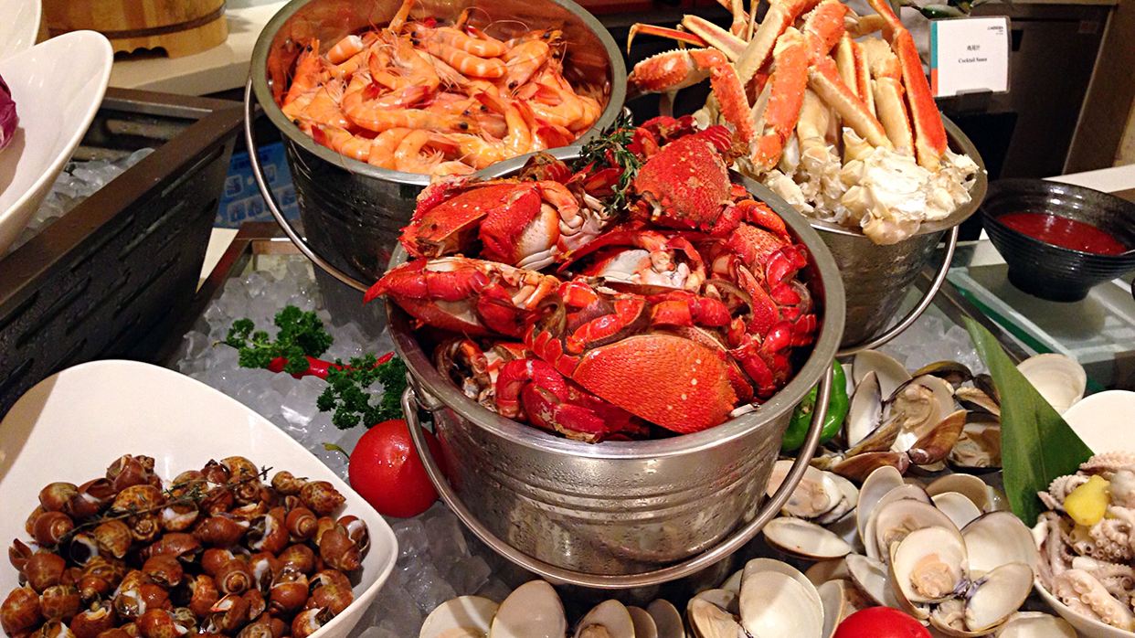 酒店海鮮自助晚餐