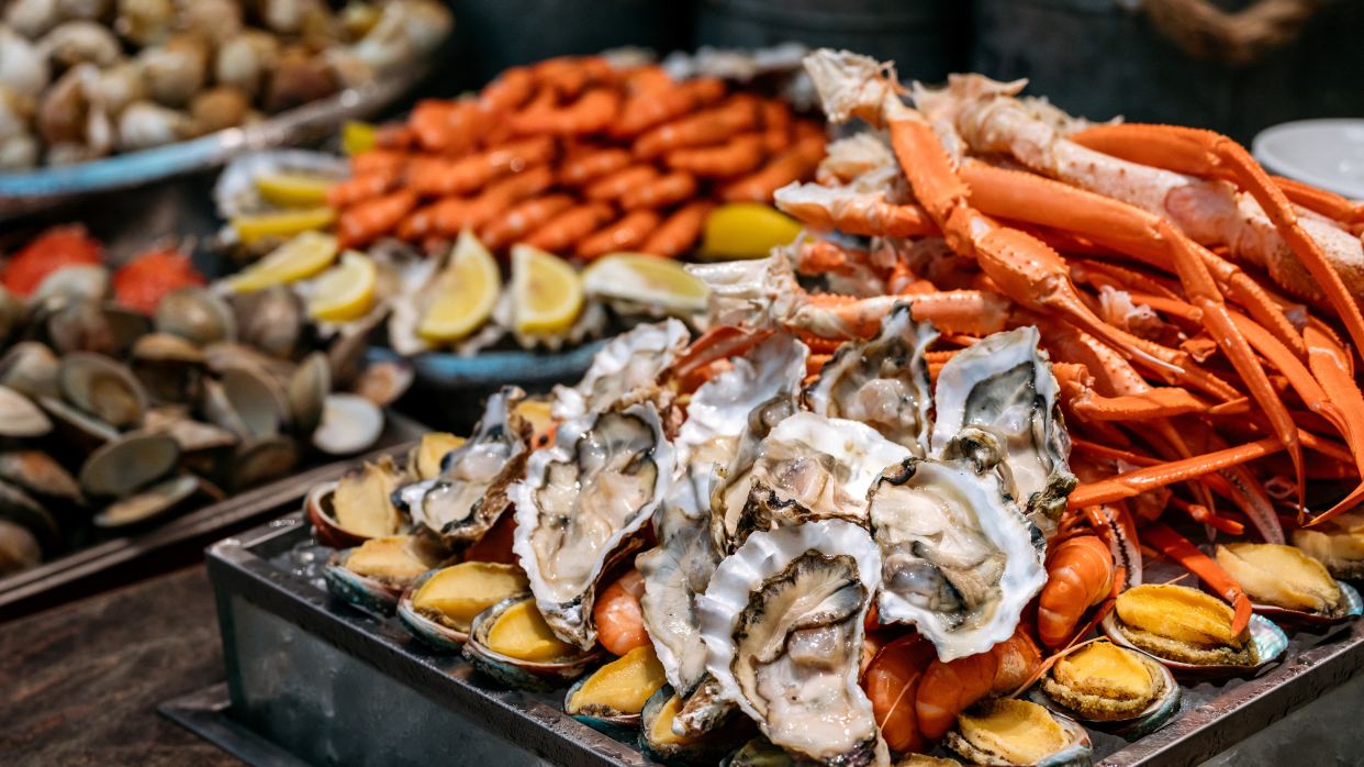 酒店海鮮自助晚餐