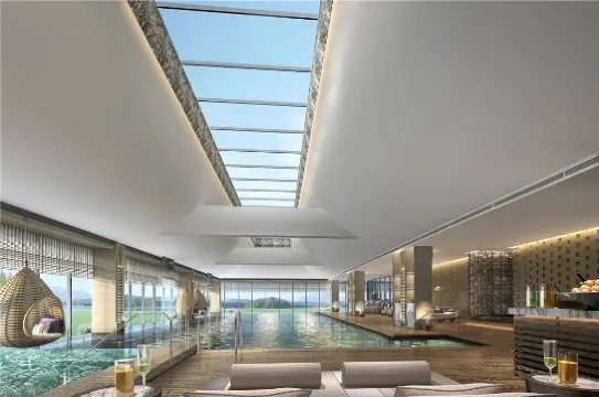 海南興隆希爾頓逸林濱海度假酒店-室內恆溫泳池