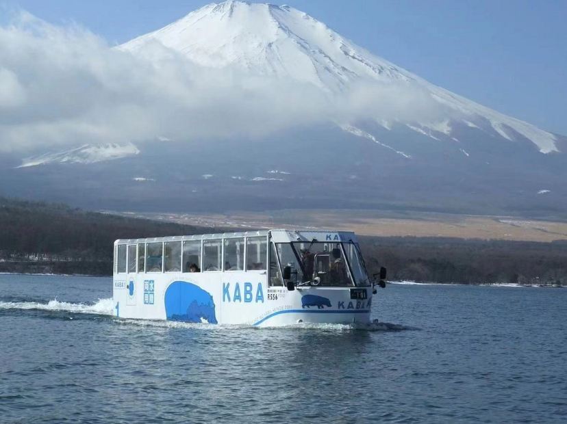 山中湖河馬水陸兩用巴士