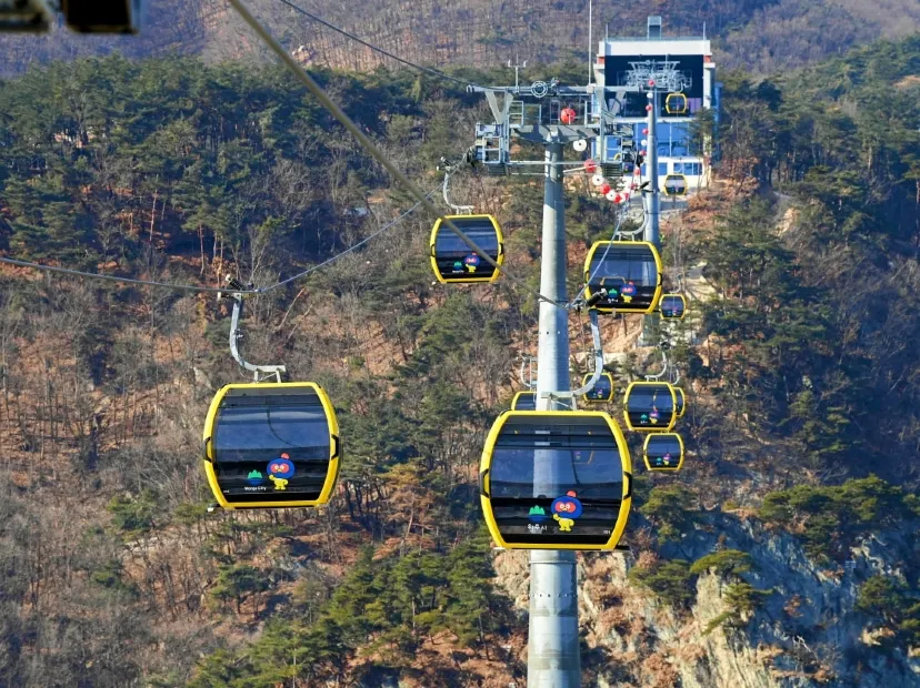 原州小金山大峽谷 登山纜車