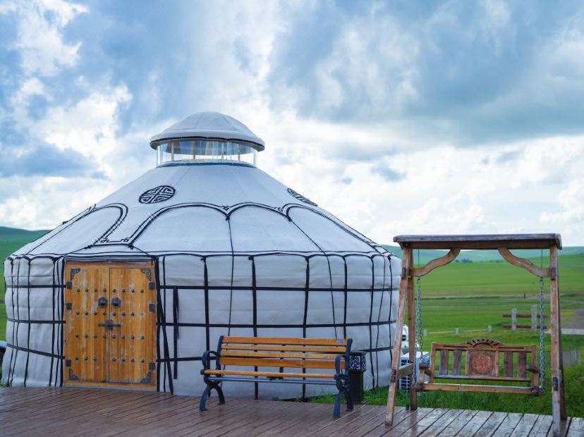 呼倫貝爾圖噶營地草原蒙古包