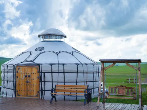 呼倫貝爾圖噶營地草原蒙古包