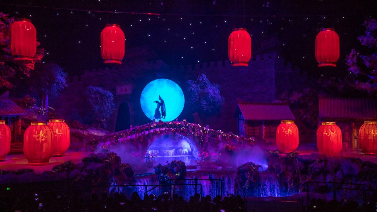 大型實景舞台表演《駝鈴傳奇》秀