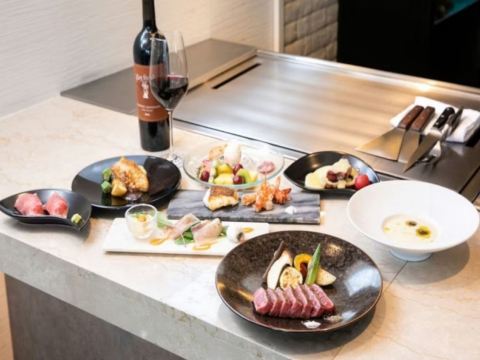 黑毛和牛九品 鐵板燒