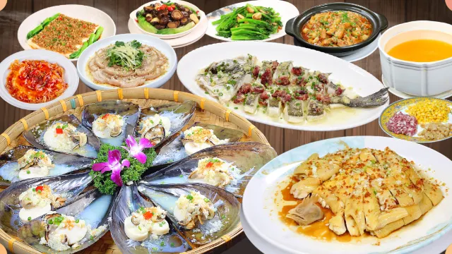 一人一只金蒜澳洲大帶子美食宴