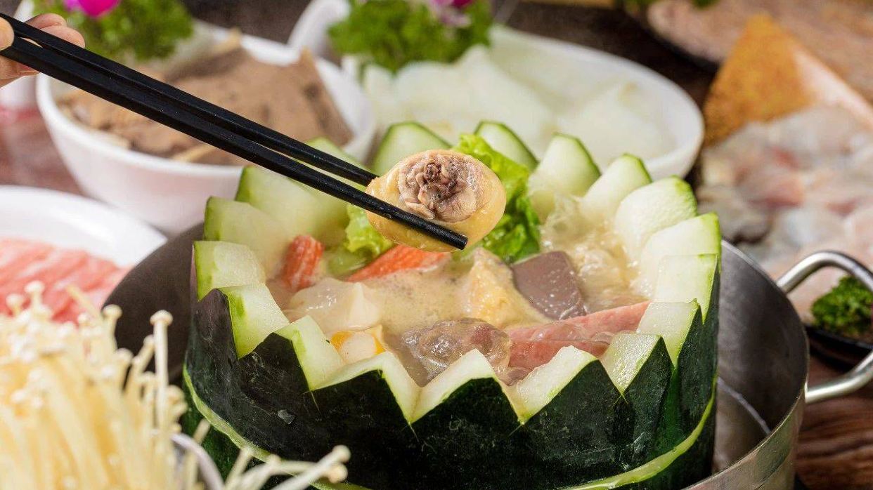 羊肚菌響螺片深海龍躉蠔門冬瓜盅宴