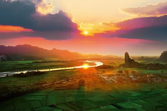 龍虎山田園秀色