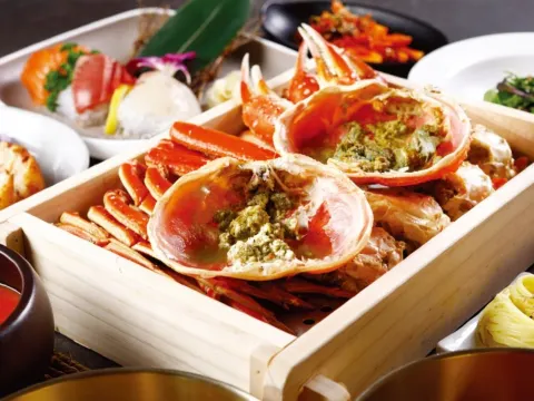 機張名物 : 松葉蟹料理