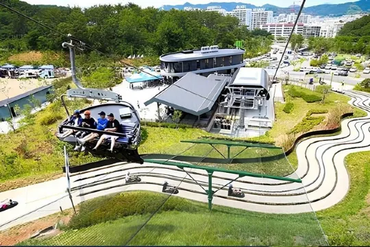 釜山 斜坡滑車Skyline Luge 