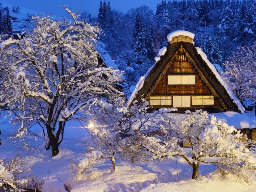 白川鄉點燈