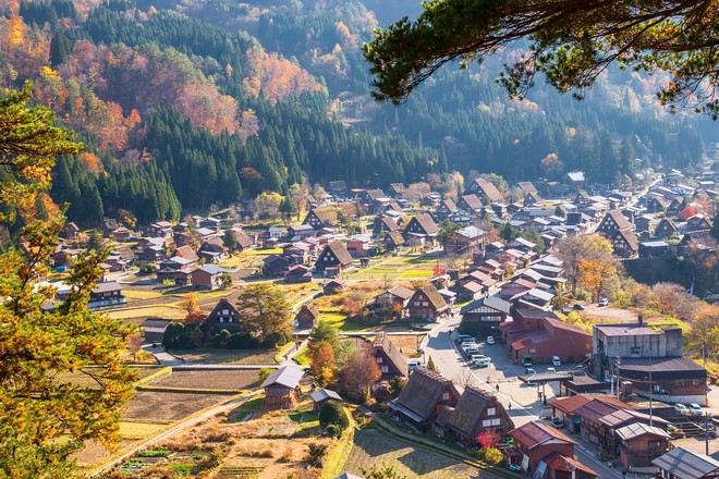 Sirakawagou 日本 岐阜 白川鄉 展望台景