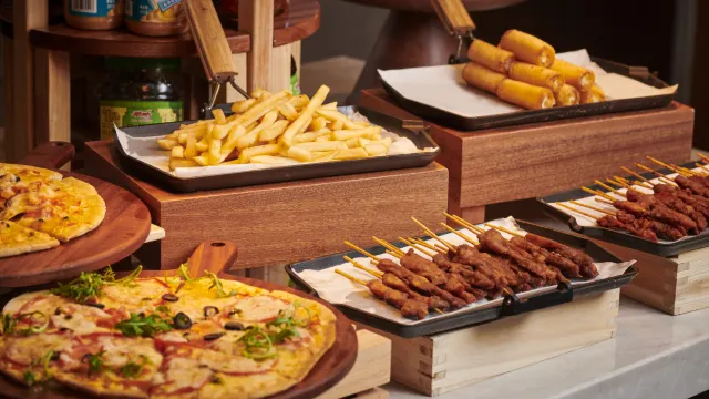 酒店海鮮自助晚餐