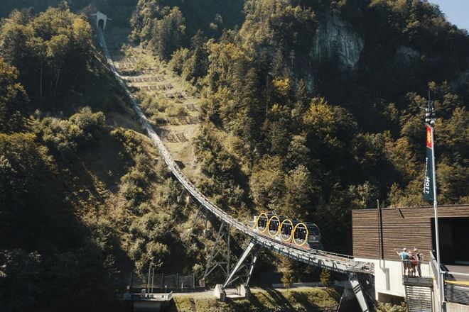 施維茨齒軌鐵路列車