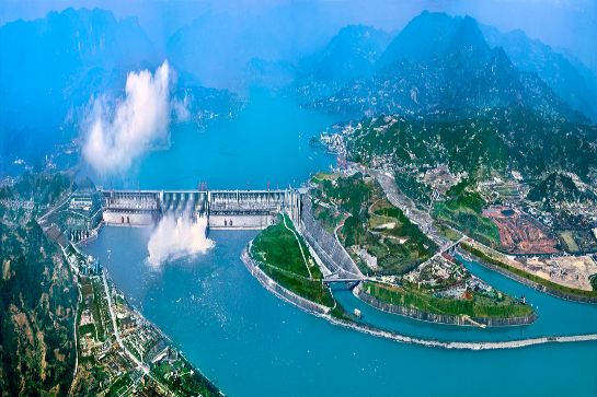 三峽大壩全貌