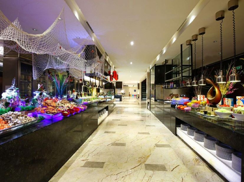 中山利和希爾頓酒店自助晚餐