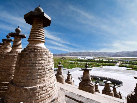 青銅峽黃河大峽谷景區108塔