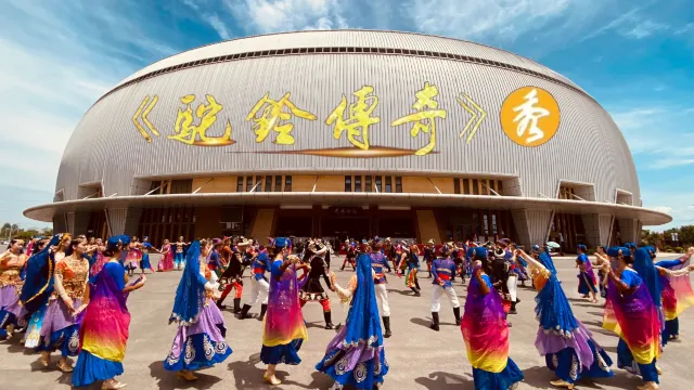 大型實景舞台表演《駝鈴傳奇》秀