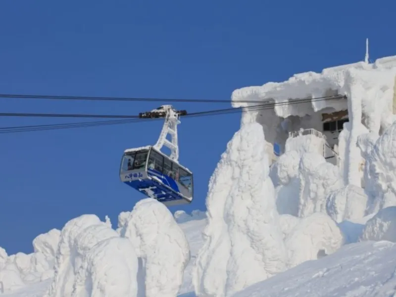 八甲田山樹冰景觀 八甲田山樹冰景觀