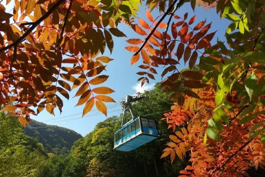 層雲峽黑岳_紅葉