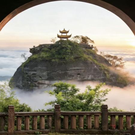 屯溪、齊雲山、宏村、合肥5天純玩高鐵團  中國四大道教名山之一~齊雲山(包纜車往返)、夜遊齊雲小鎮(觀看打鐵花、火壺表演)、黎陽IN巷、徽州古城、綠野仙蹤西溪南、《世界文化遺產》宏村、三河古鎮、罍街