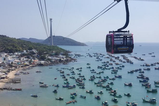 全球最長跨海三纜索纜車