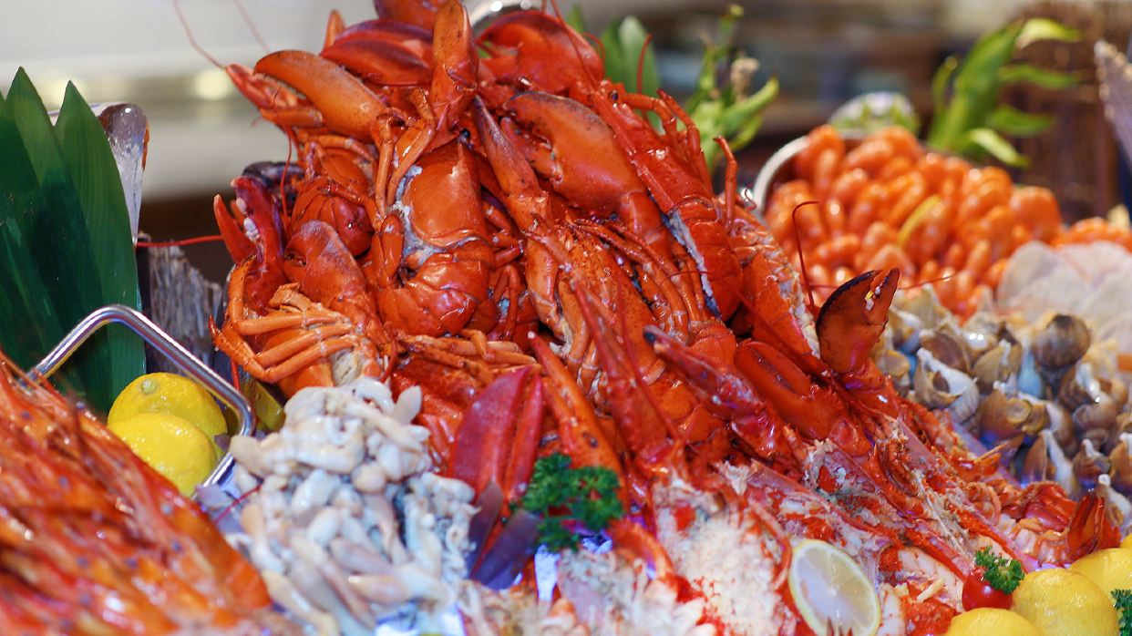 酒店海鮮自助晚餐