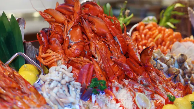 酒店海鮮自助晚餐