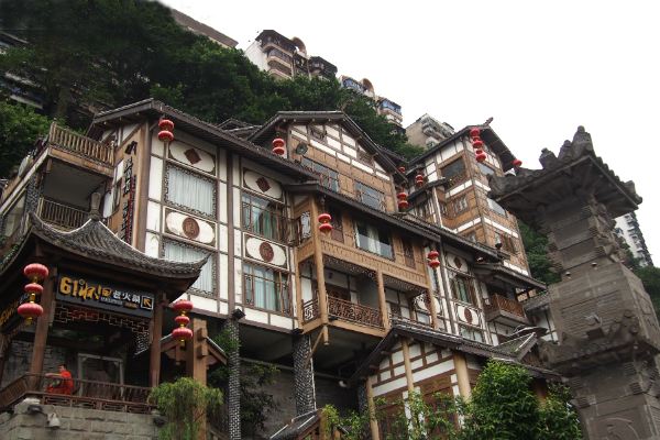 洪崖洞吊腳樓