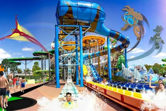 卡通水上樂園