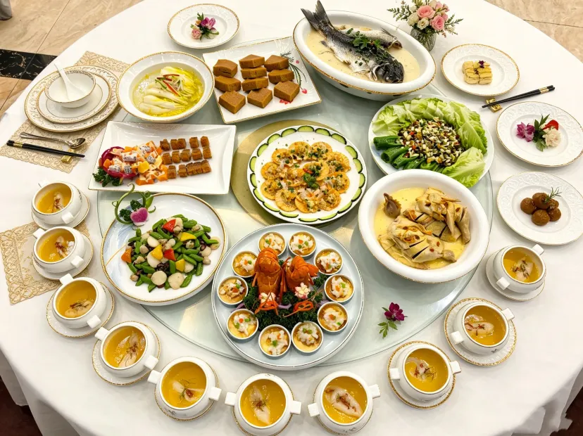 (位上)青龍躍四海·龍騰盛宴+(位上)金湯珍饈火腿燴花膠宴