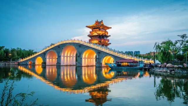 清明上河園九龍橋