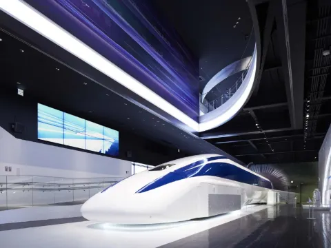 山梨縣磁浮列車見學中心