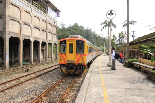 菁桐木造火車站