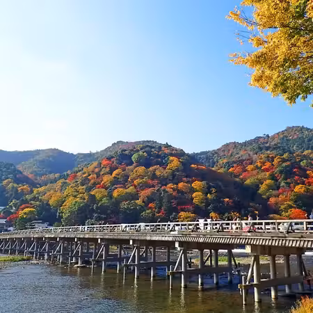 京阪神 古風秋色6天寫意之旅  「賞紅葉名所」及「海の京都」天橋立~傘松公園(包吊椅/單軌電車)、賞紅葉(嵐山風景區~渡月橋、紀三井寺)、「賞紅葉名所」東大寺+神鹿公園+大阪城公園+心齋橋