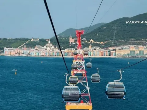 VinWonders珍珠島 跨海纜車