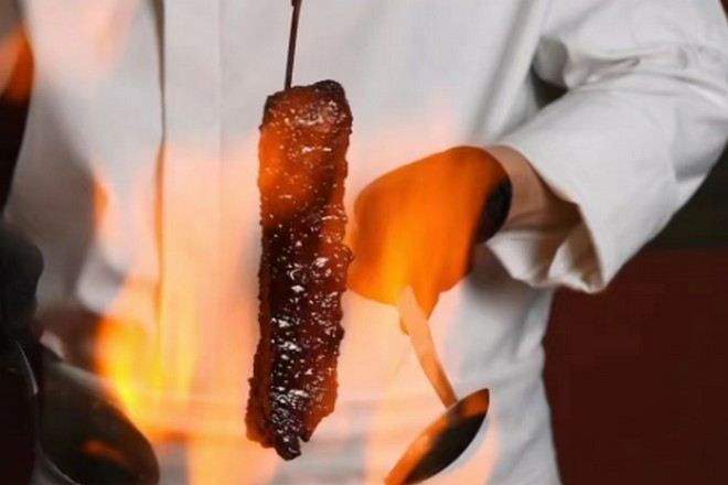 黑珍珠餐廳丹青宴~冰油雪花牛肉叉燒