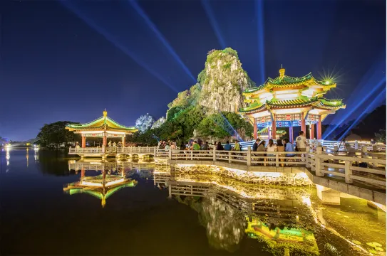 肇慶七星岩夜遊