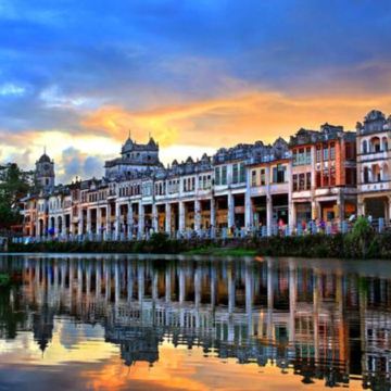 《深度暢遊‧赤坎古鎮旅遊度假區》 暢遊古城、 國粹競技「獅王爭霸」品嚐【荔枝柴燒鵝~古鎮名菜宴】【鮑片七彩杏花雞~新會陳皮宴】江門美食純玩2天團