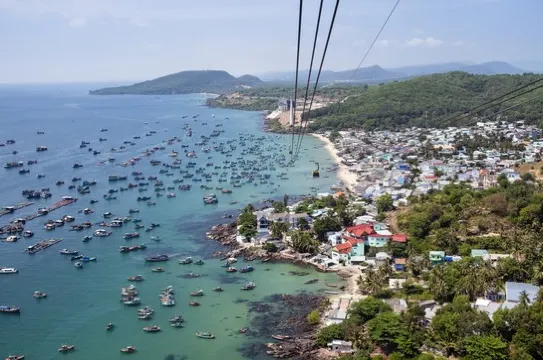 全球最長跨海三纜索纜車