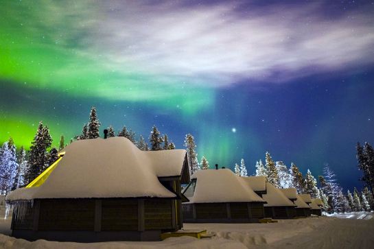 Glass-Roof Aurora Cabins