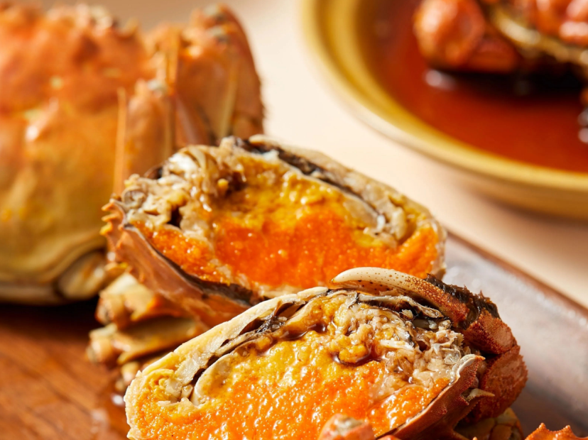 正宗陽澄湖大閘宴(蟹堂弄花雕醉蟹(保證蟹乸3両重(位上)+鹽炙金秋大閘蟹(保證公蟹3.5両重(位上))