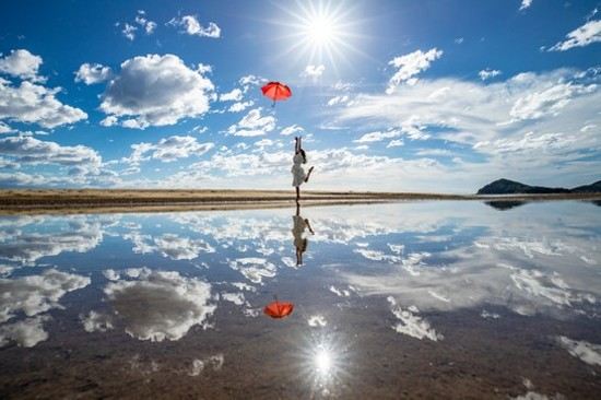 天空之鏡父母濱