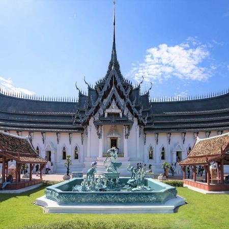 曼谷+芭堤雅5天遊玩團   火爆網紅Cafe~ House of Benedict、四方水上市場、暹邏大象園、暹羅76古城