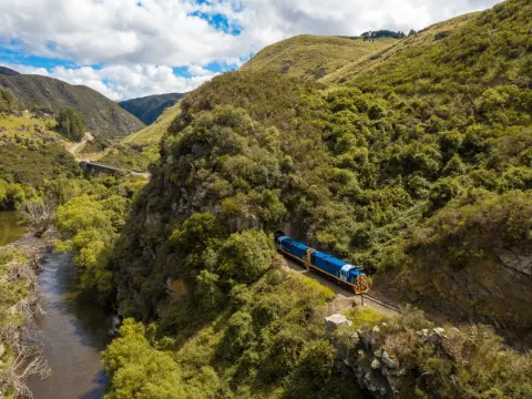 The Taieri Gorge 火車