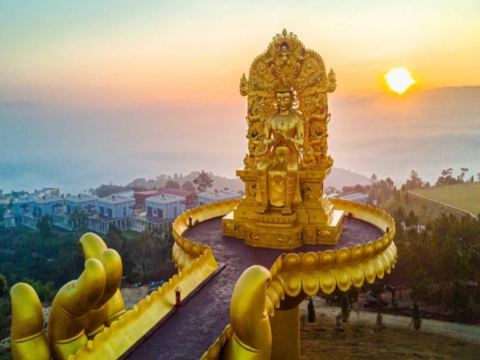 Samten Hills桑藤山~世界上最大的轉經輪